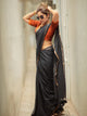 Beautiful Black Mangalgiri Cotton-silk saree -pc001
