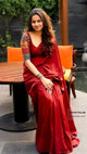 Magic-Maroon Mangalgiri Cotton-silk saree -pc003