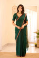 Beautiful Green Mangalgiri Cotton-silk saree -pc002