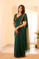 Beautiful Green Mangalgiri Cotton-silk saree -pc002