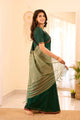 Beautiful Green Mangalgiri Cotton-silk saree -pc002