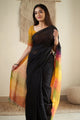 Madhvi Exclusive saree - Mangalagiri Black Cotton Saree_004