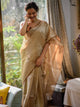 Marvelous -Gold Mangalagiri Plain Lilen Saree - PC-31