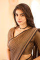 Magic-Brown Mangalgiri Cotton-silk saree -pc004