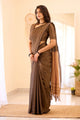 Magic-Brown Mangalgiri Cotton-silk saree -pc004