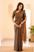Magic-Brown Mangalgiri Cotton-silk saree -pc004